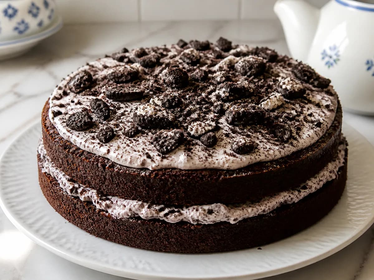 Bolo Recheio Oreo Delicioso