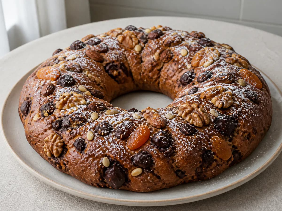 Bolo Rei de Chocolate
