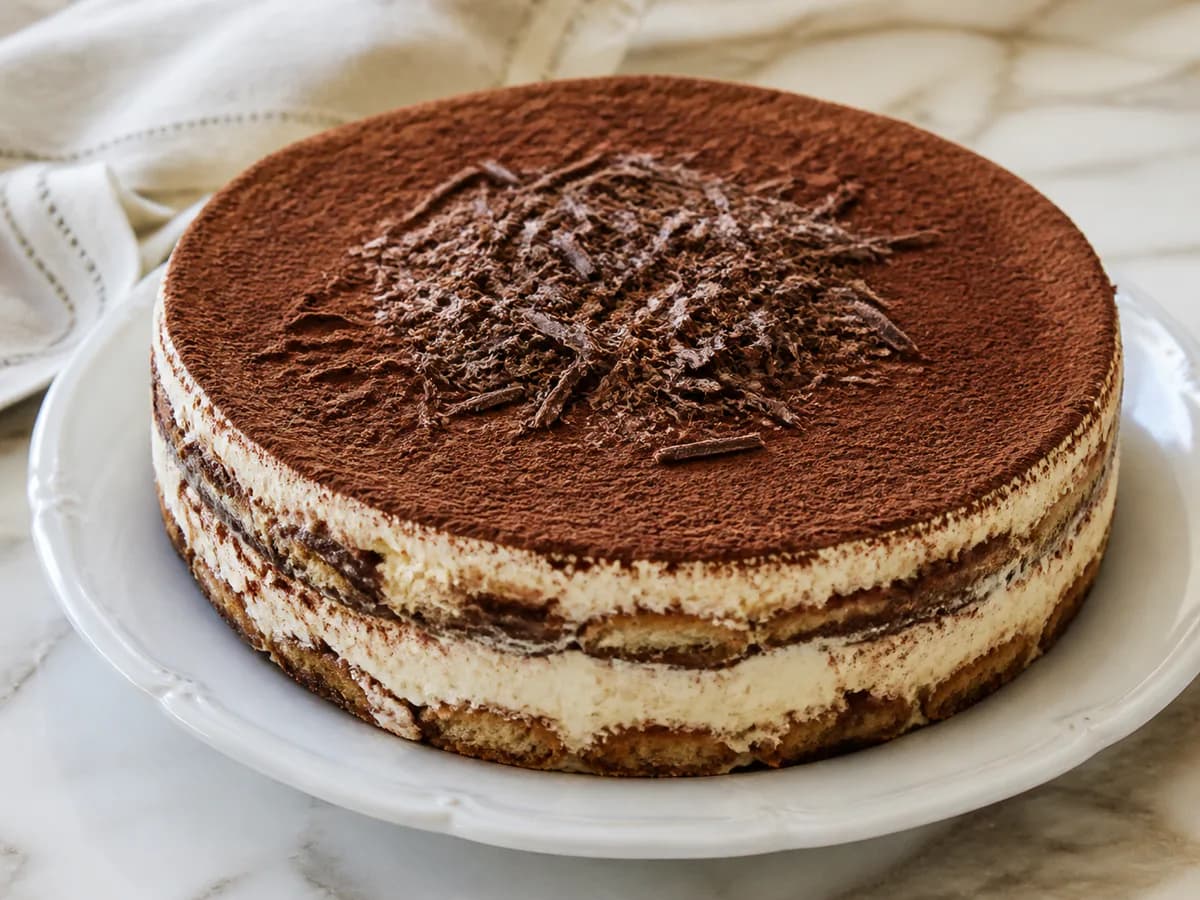 Bolo Tiramisu de Chocolate, Café e Mascarpone