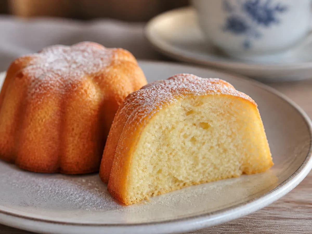 Pormenor de uma porção de Bolinhos Para A Hora Do Chá
