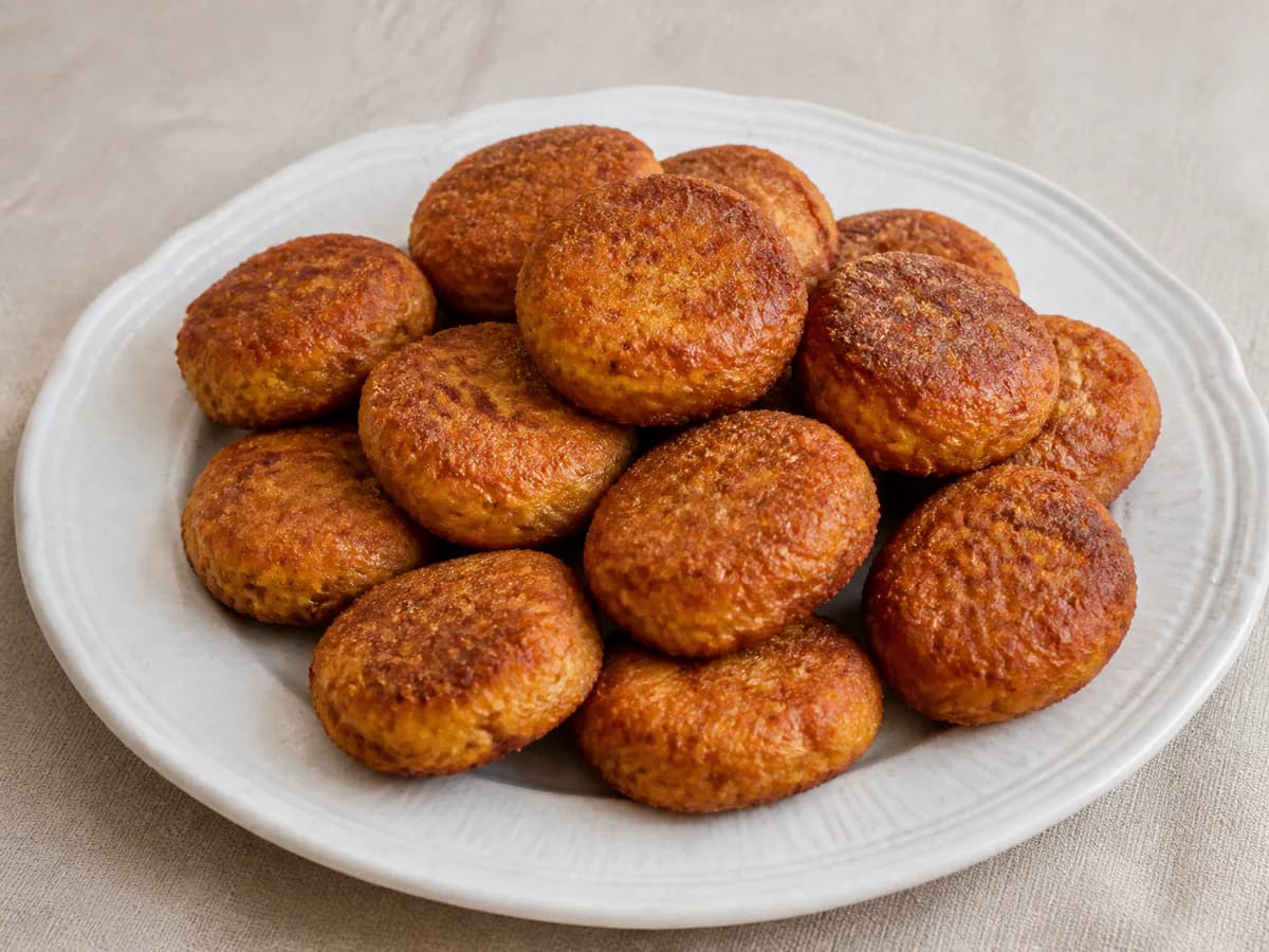 Broinhas de Batata Doce Cozidas em 10 Minutos