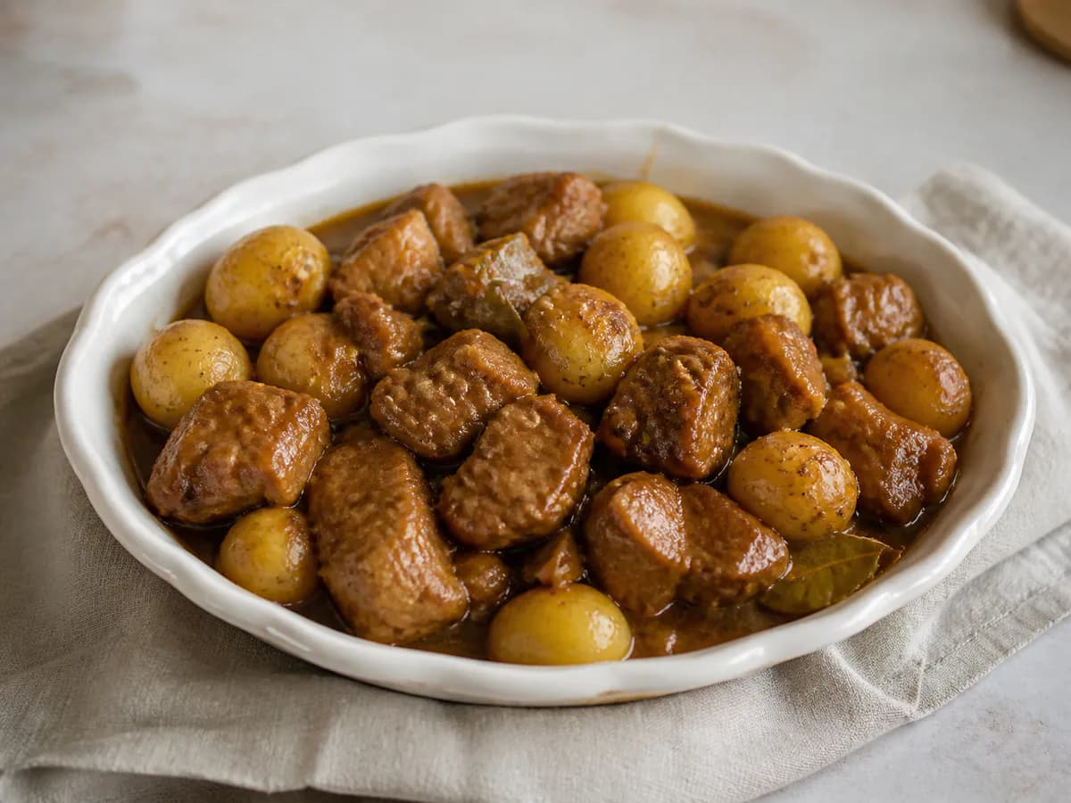 Carne de Porco à Portuguesa na Bimby
