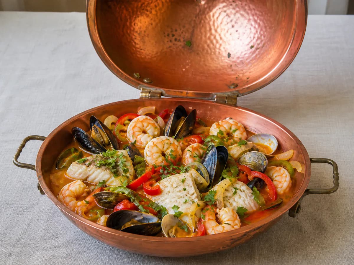 Cataplana de Peixe e Marisco