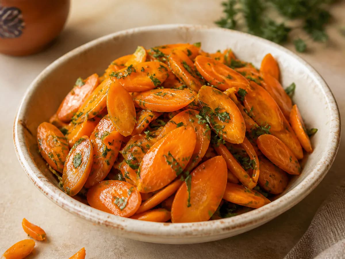 Cenouras Apetitosas à Portuguesa