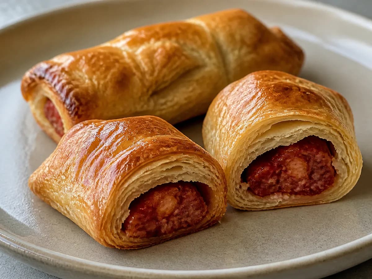 Pormenor de uma porção de Charutos de Chouriço