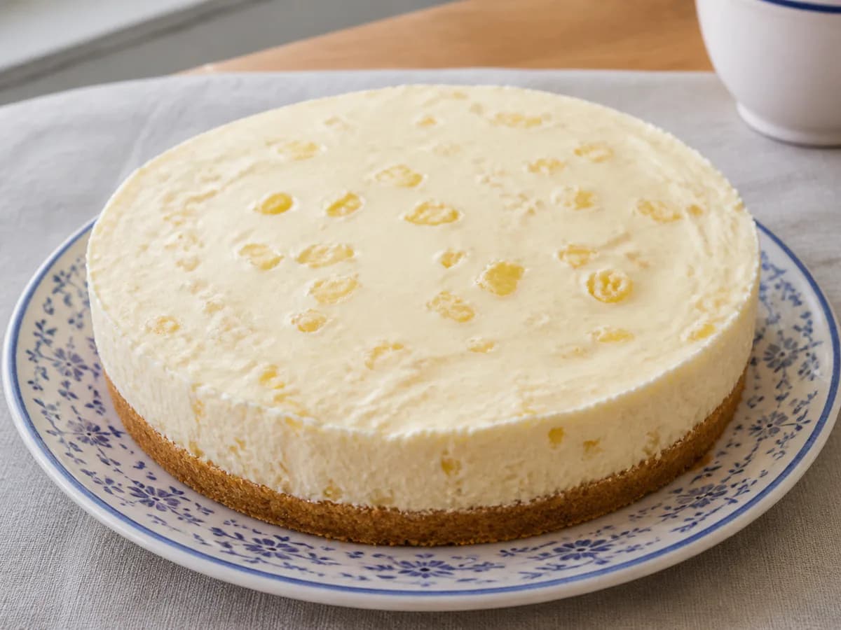 Cheesecake de Ananás Cremoso