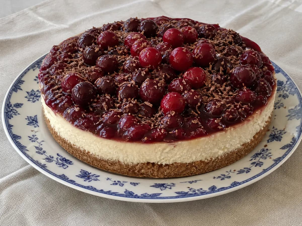 Cheesecake Floresta Negra de Cereja