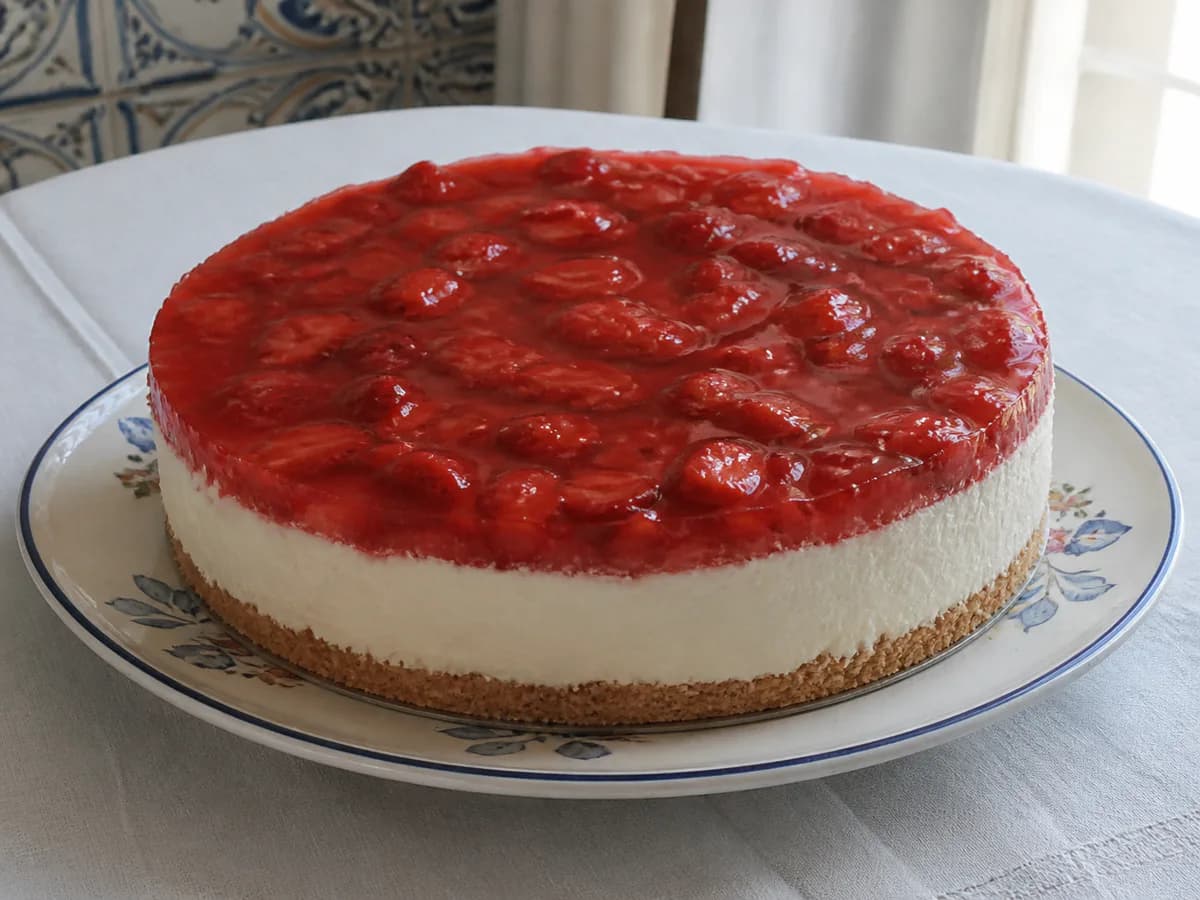 Cheesecake de Morango Divinal
