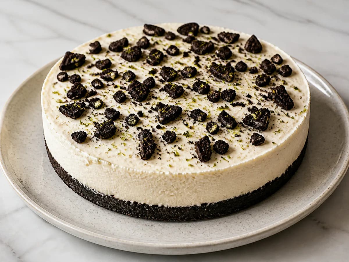 Cheesecake de Oreo e Lima