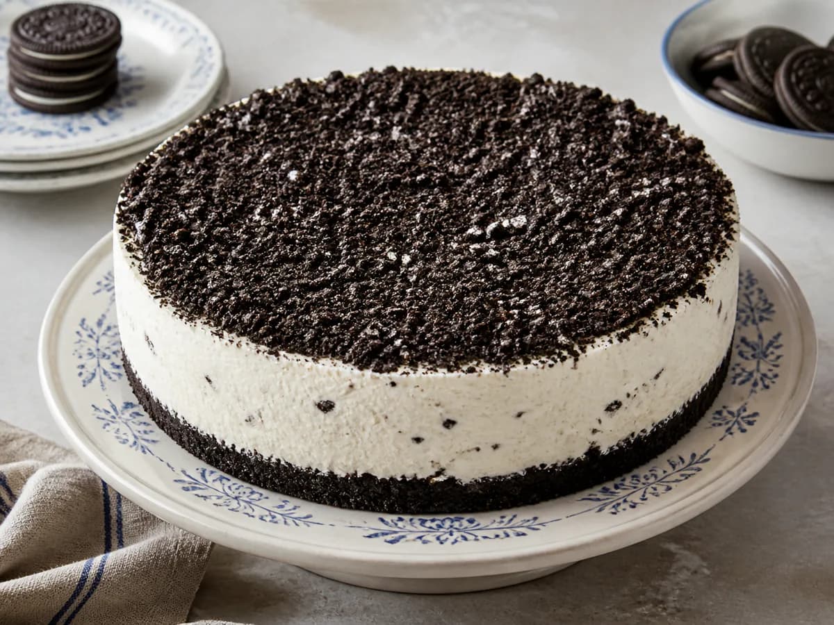 Cheesecake de Oreo Sem Forno: Uma Delícia Irresistível