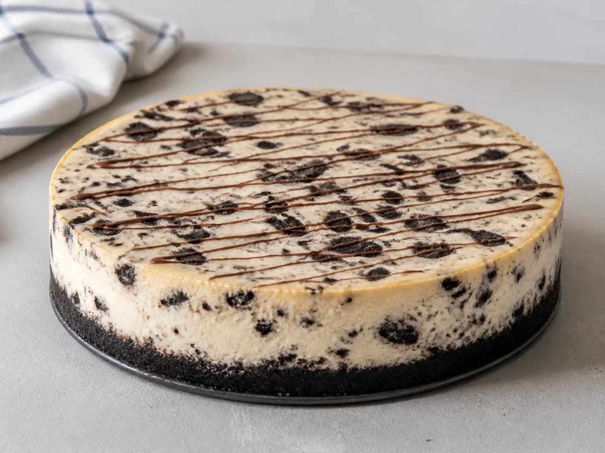 Cheesecake de Oreos com Toque Português