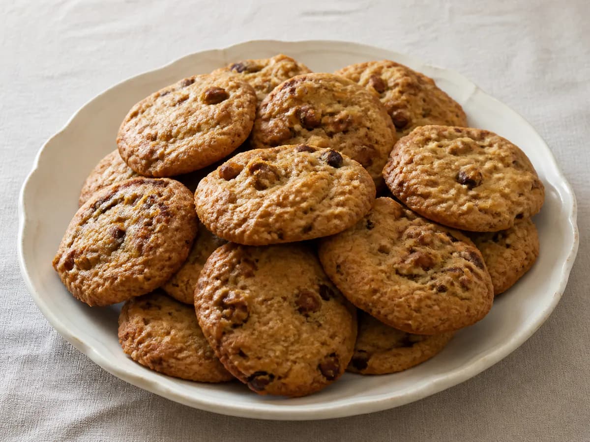 Cookies de Açúcar Mascavado e Frutos Secos