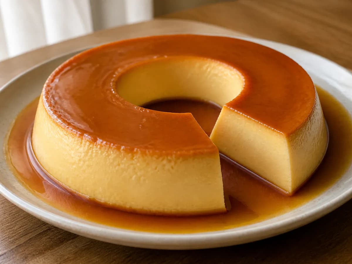Pudim de Leite Condensado e Natas
