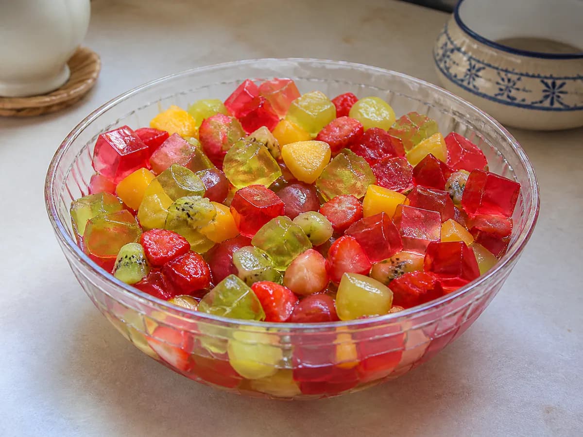 Doce de Gelatina com Frutas