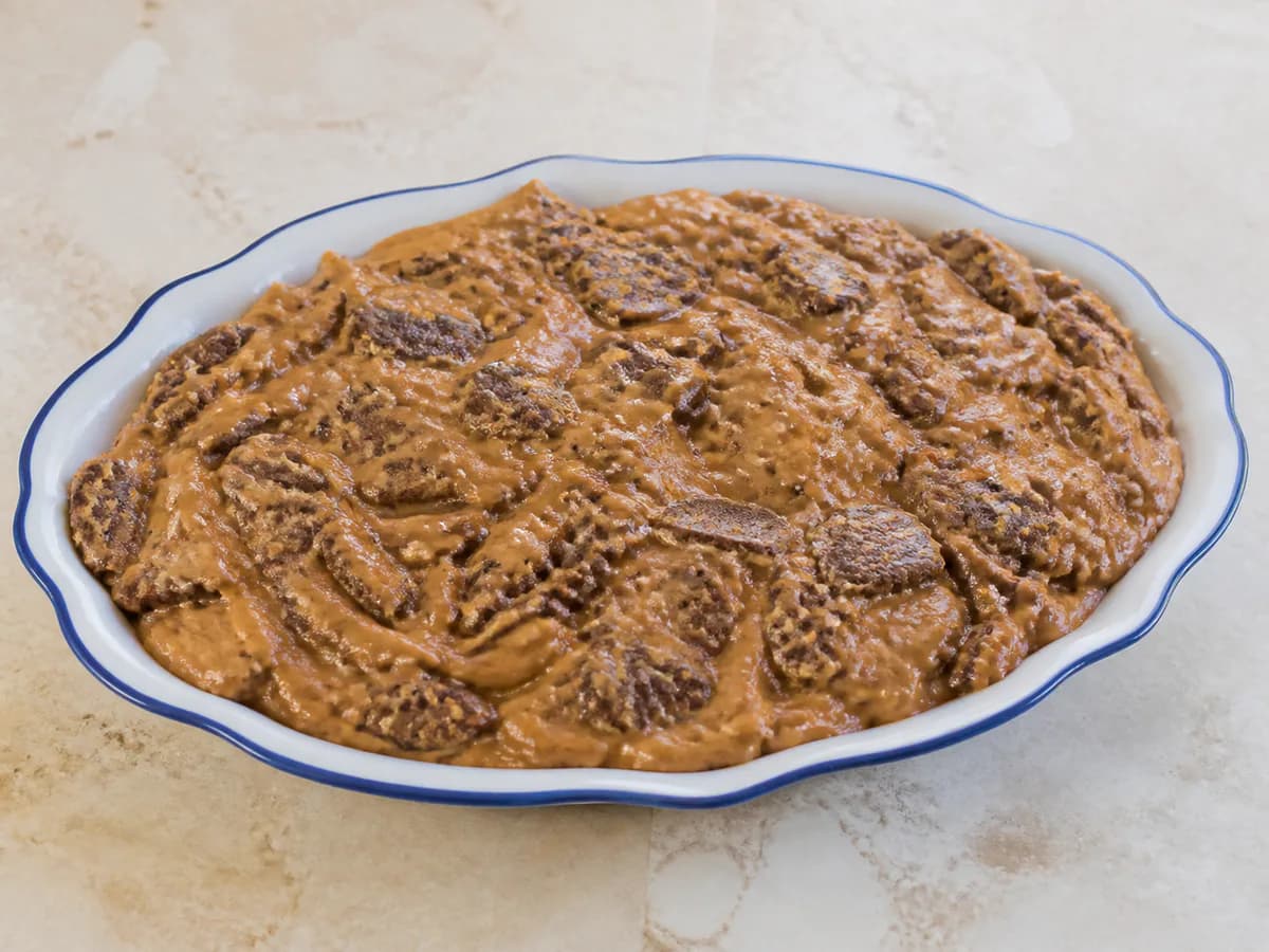 Doce de Leite Condensado com Bolachas de Chocolate