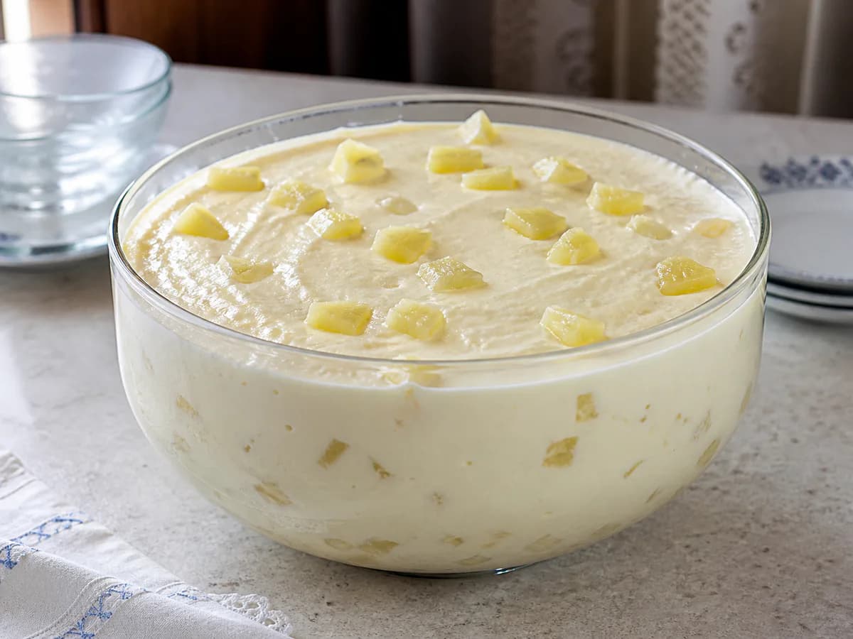 Doce Gelado de Ananás