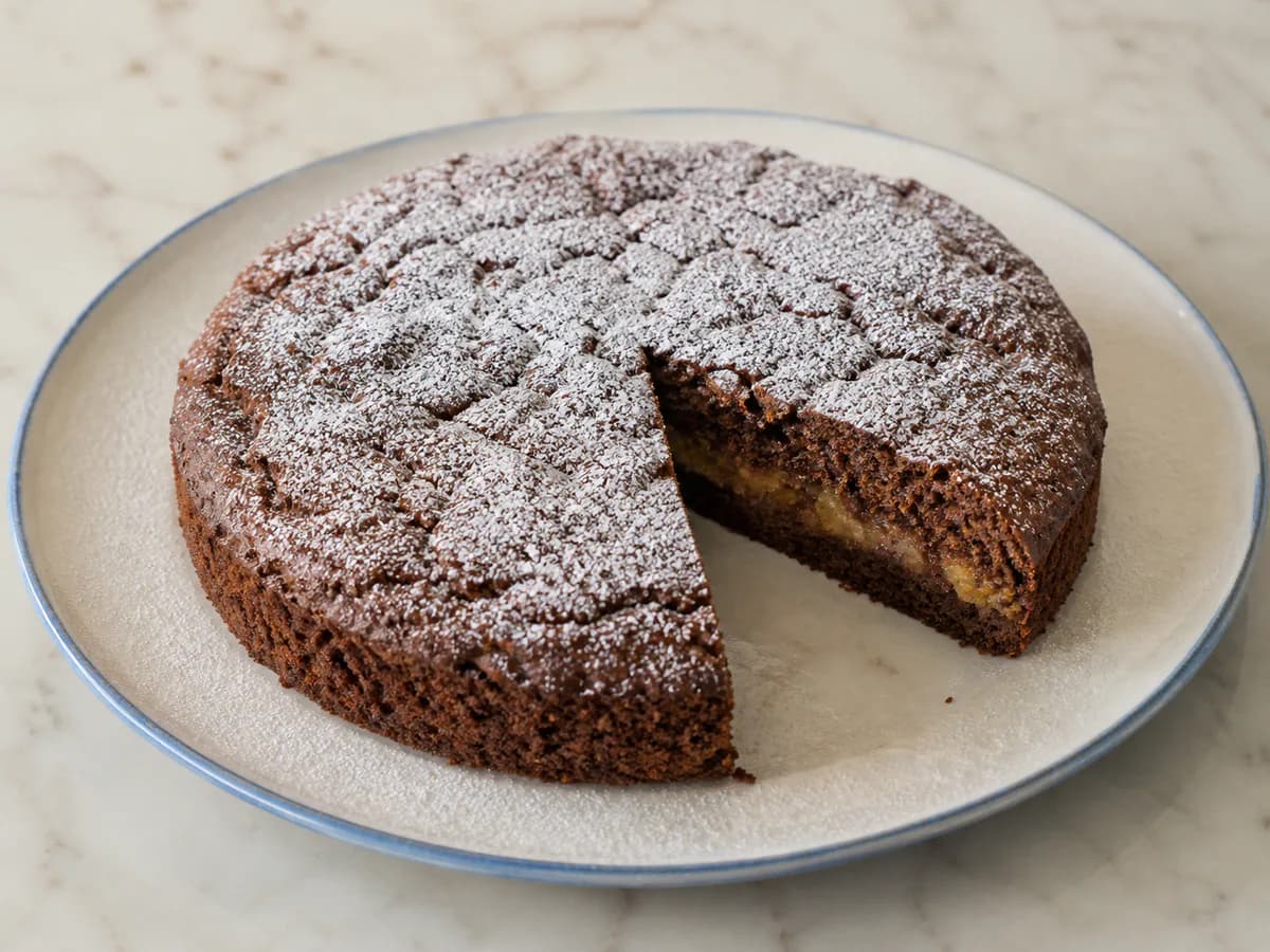 Entrelaçado de Avelãs, Chocolate e Maçã Bimby