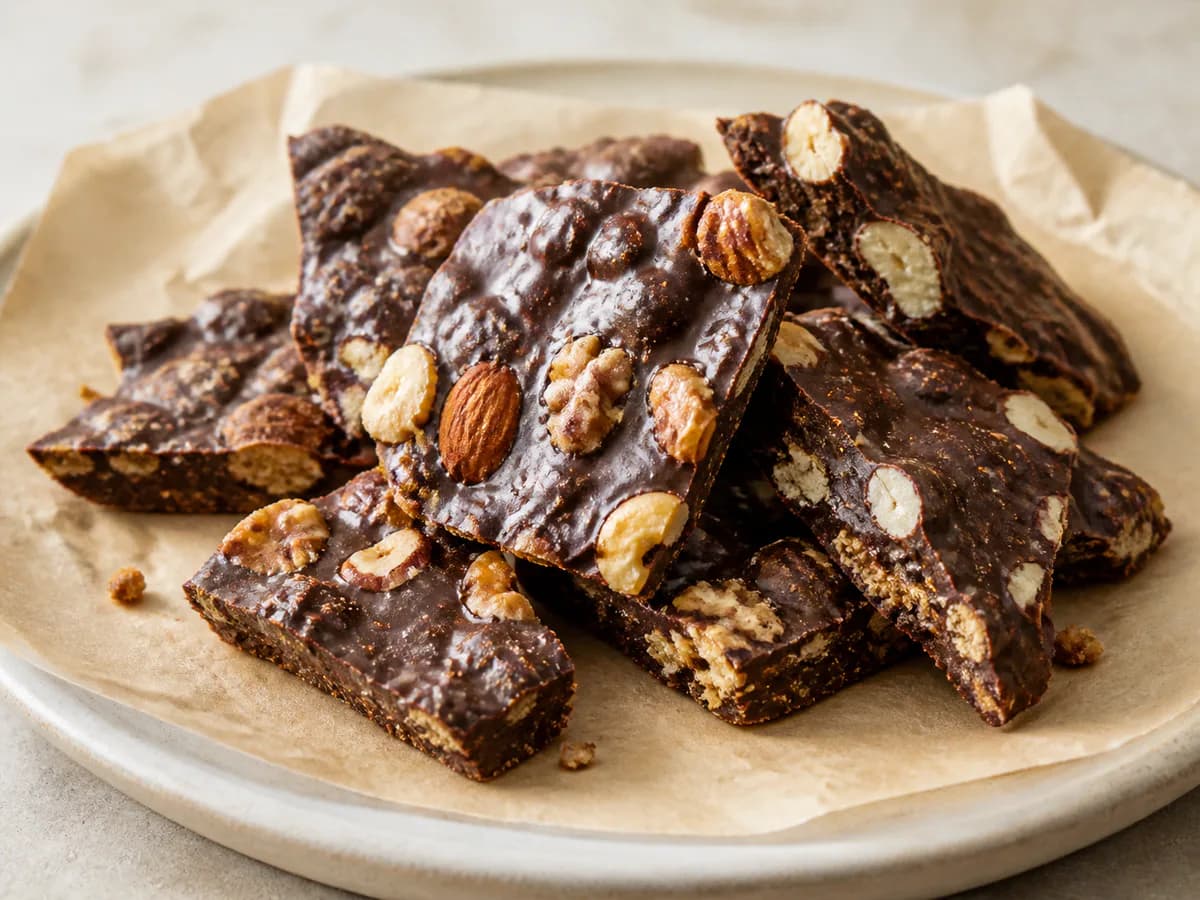 Escangalhado de Frutos Secos e Chocolate