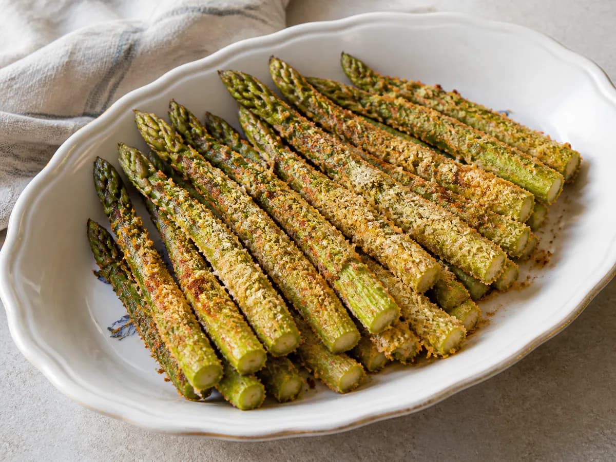 Espargos Crocantes no Forno