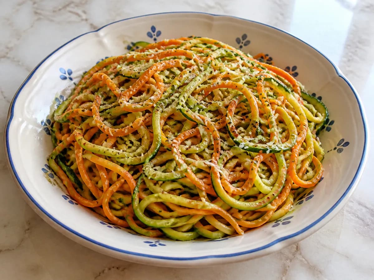 Esparguete de Courgette e Cenoura