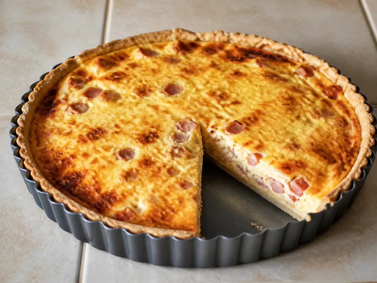 Quiche de Fiambre e Queijo