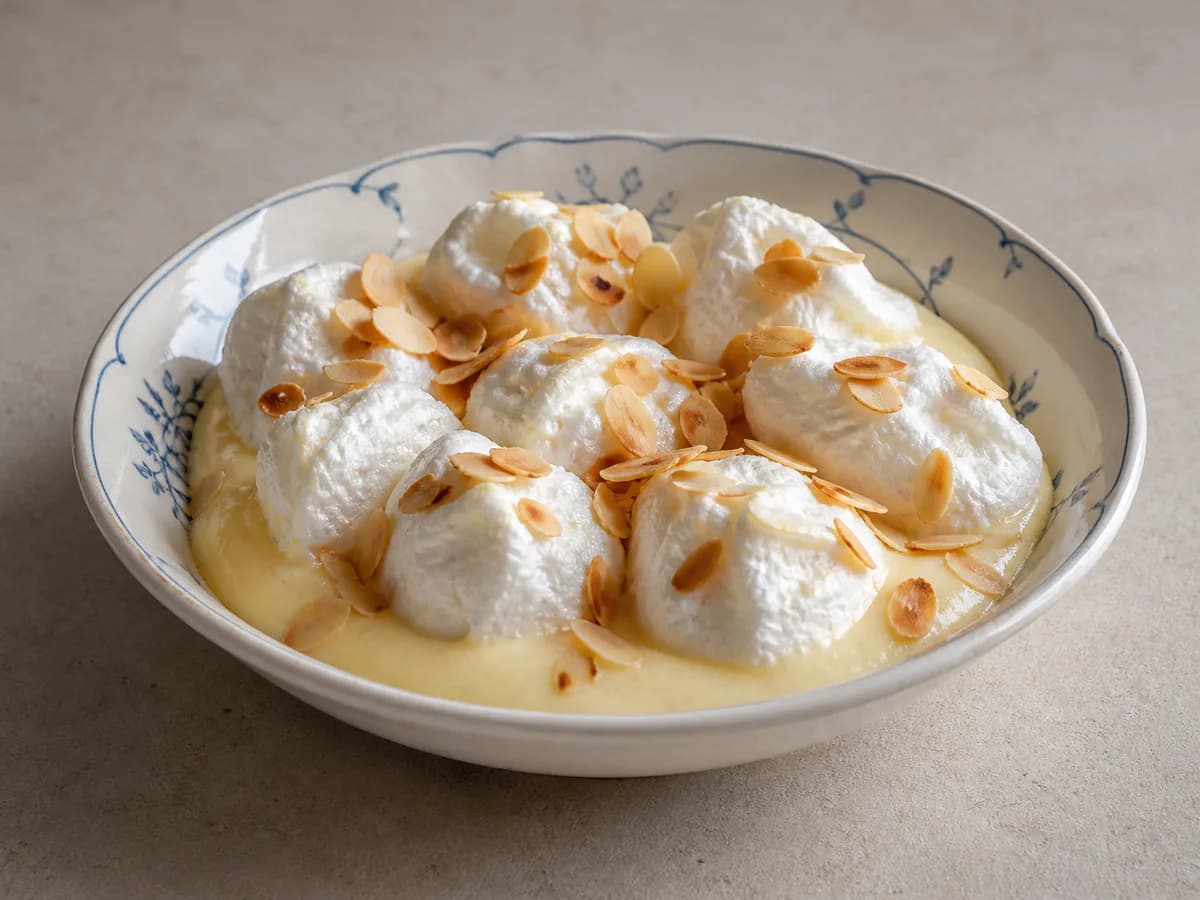 Farofias com Creme de Baunilha e Amêndoa