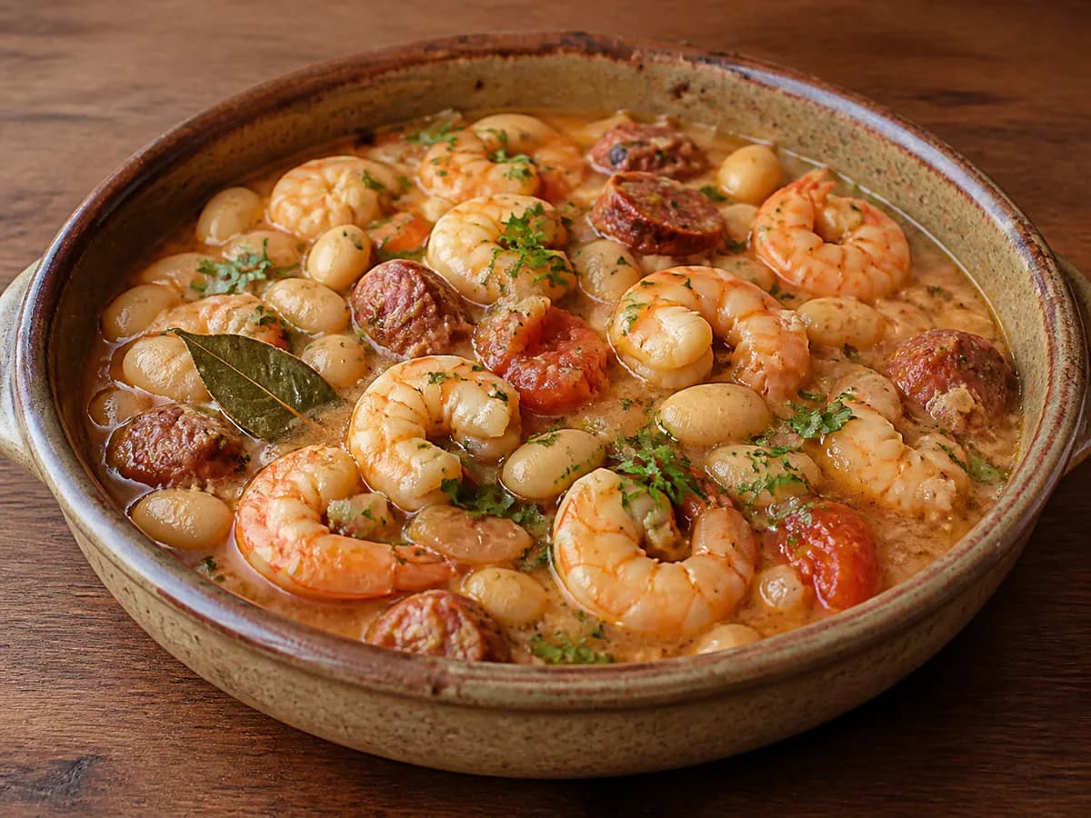 Feijoada de Gambas à Transmontana
