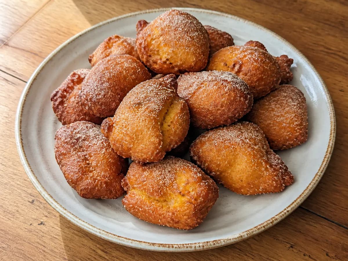 Filhós Doces de Abóbora (Bimby)