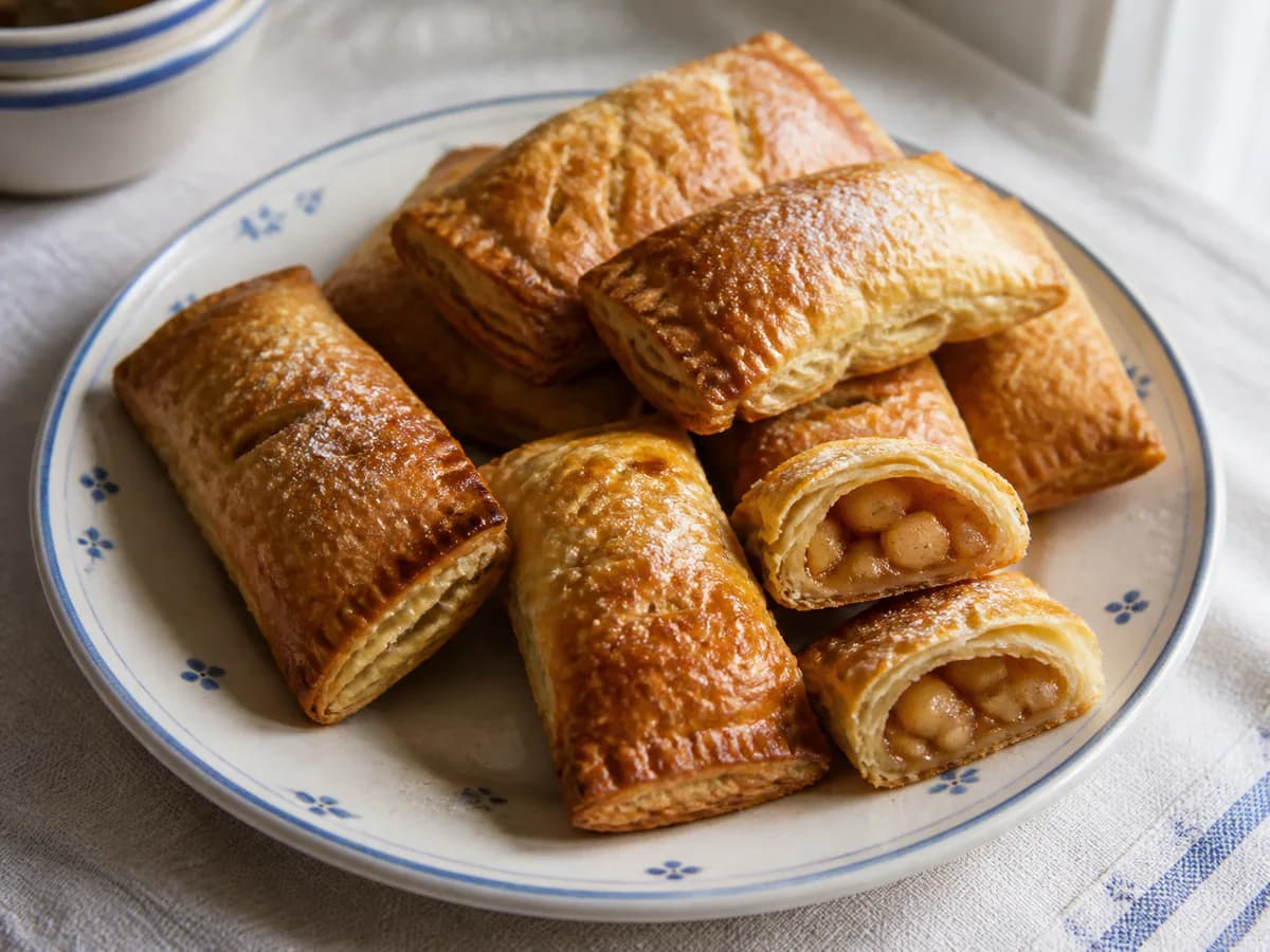 Folhados de Maçã com Canela