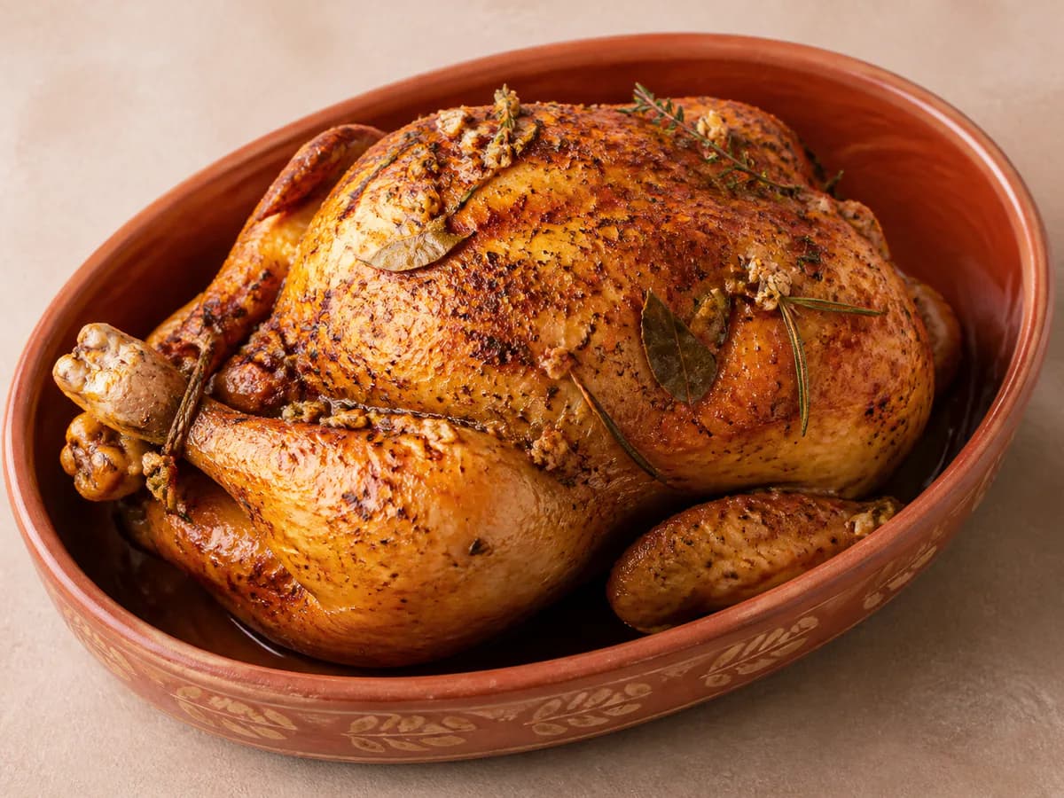 Frango Assado Light à Portuguesa
