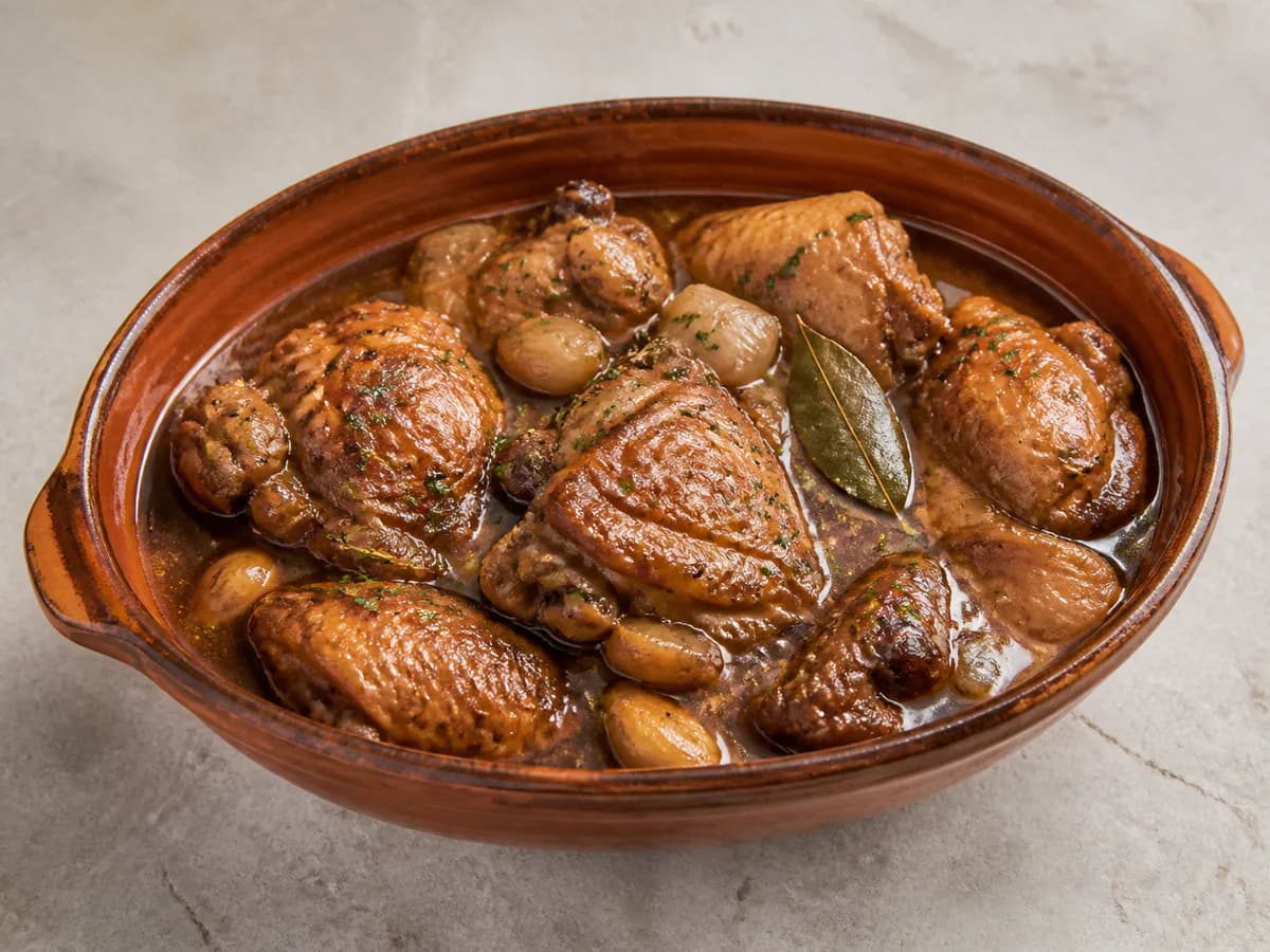 Frango na Púcara com Cerveja Preta