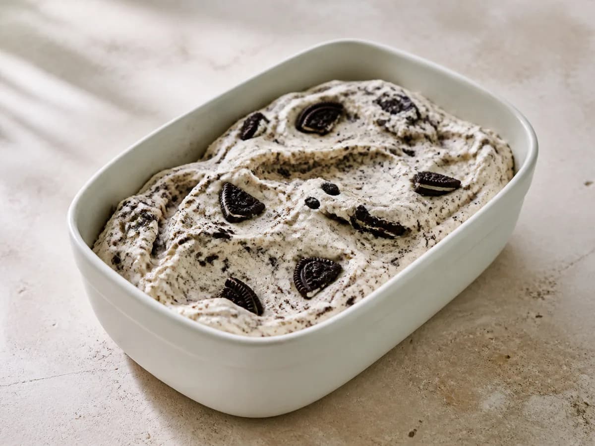 Gelado de Oreo Caseiro