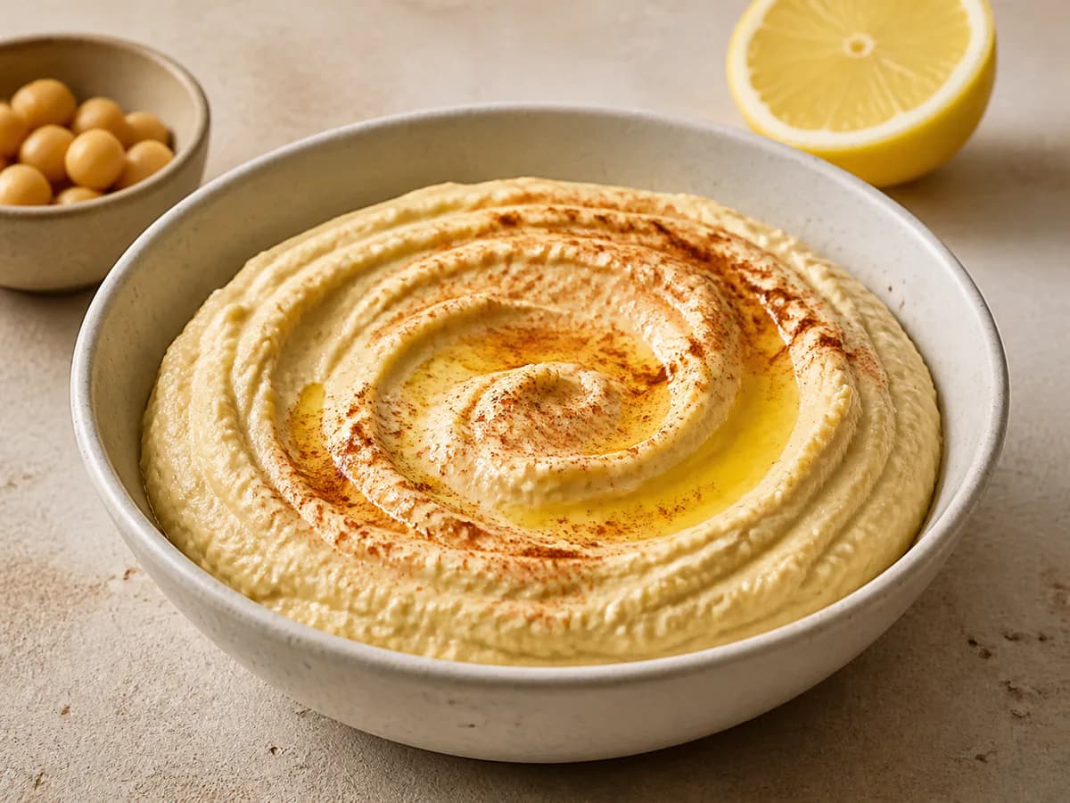 Hummus Rápido e Fácil de Grão-de-bico