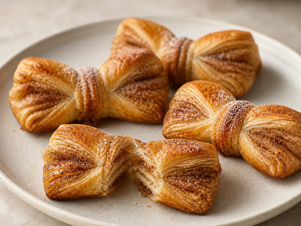 Pormenor de uma porção de Lacinhos de Canela
