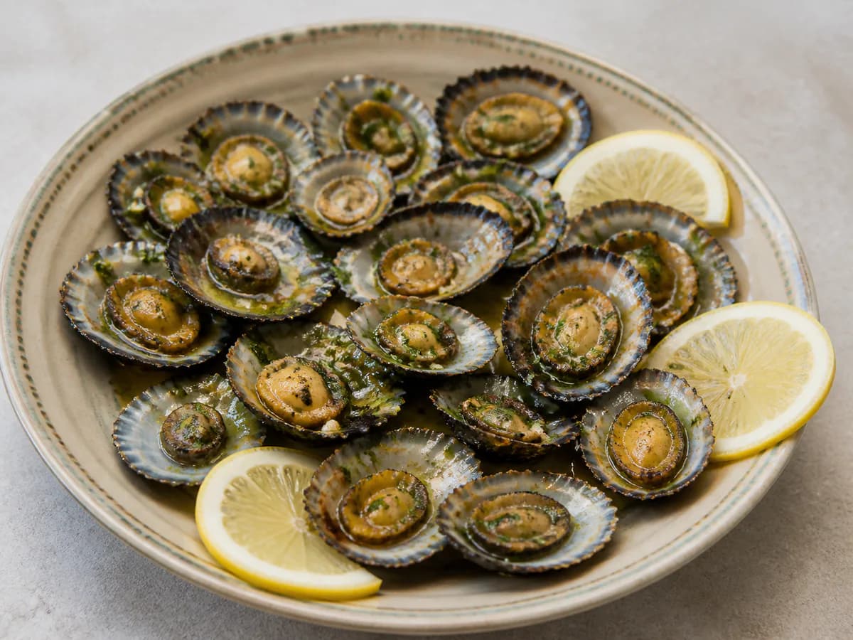 Lapas Grelhadas à Moda do Chef