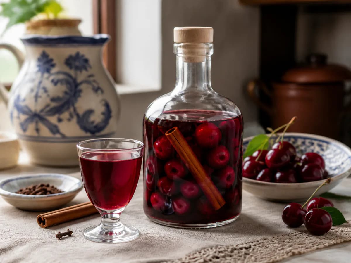 Licor de Ginja Caseiro - Receita de Família