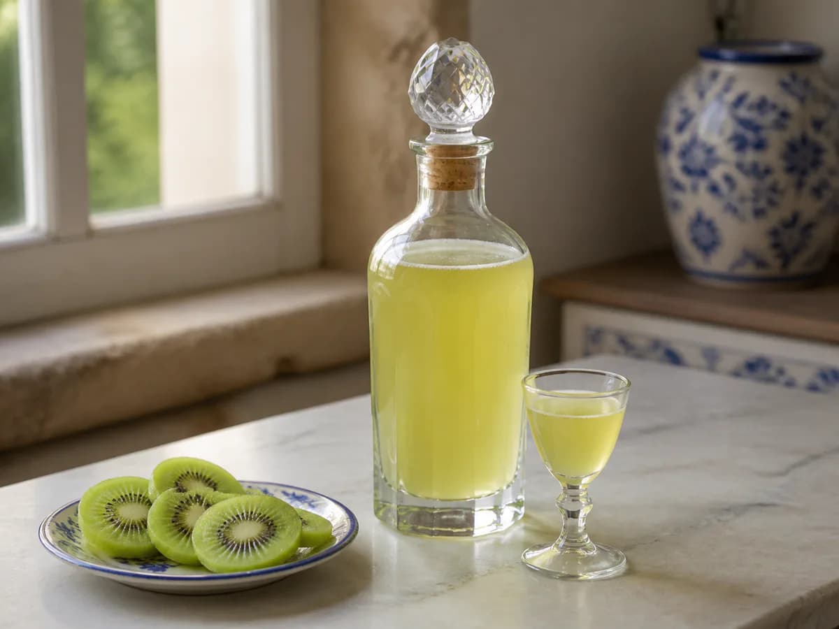 Licor de Kiwi Caseiro