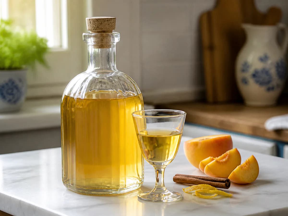 Licor de Pêssego Caseiro