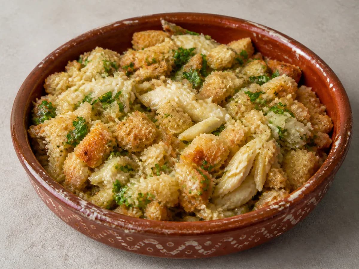 Migas de Bacalhau à Transmontana