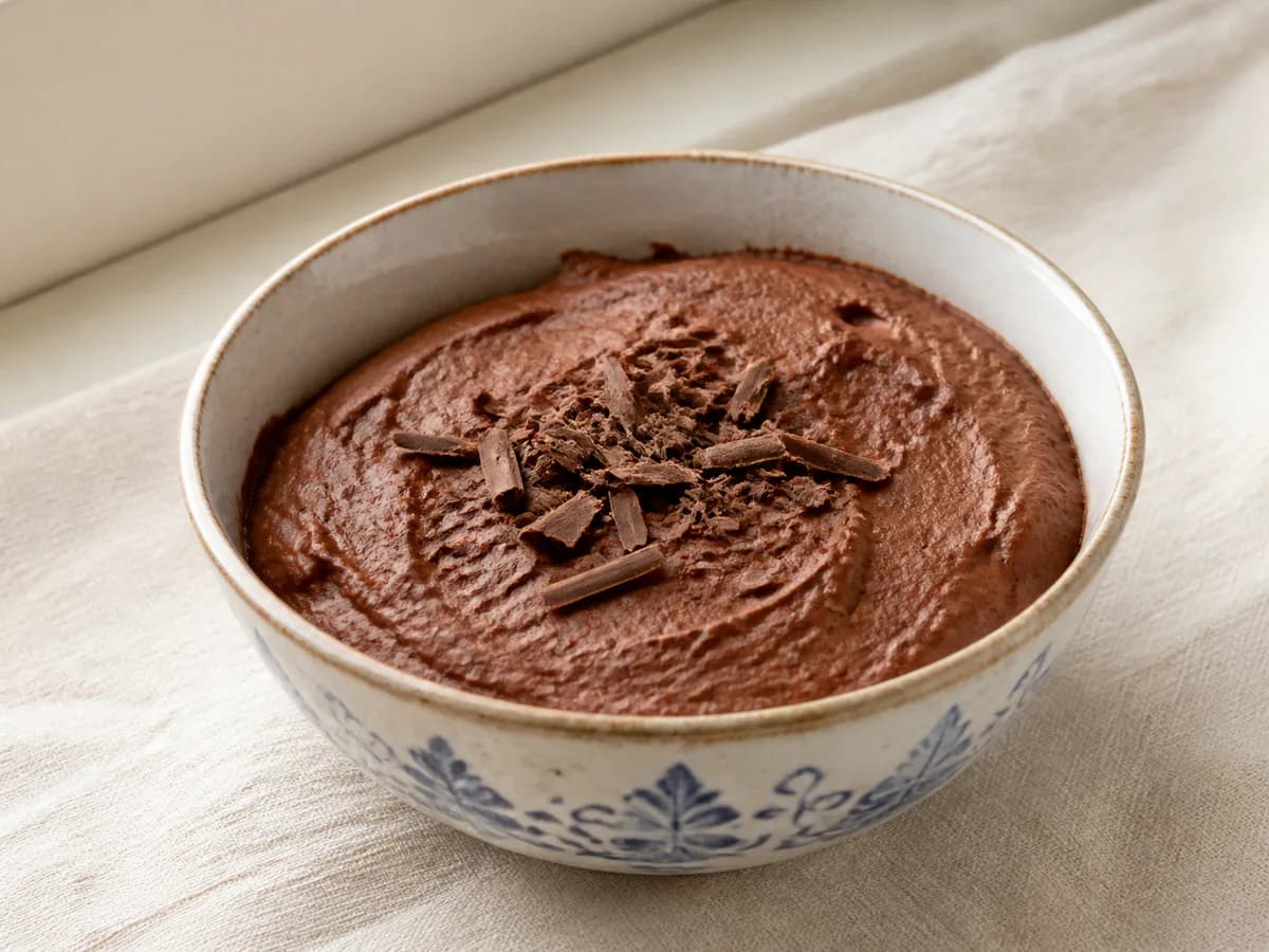 Mousse de Chocolate com Seis Ovos Pasteurizados