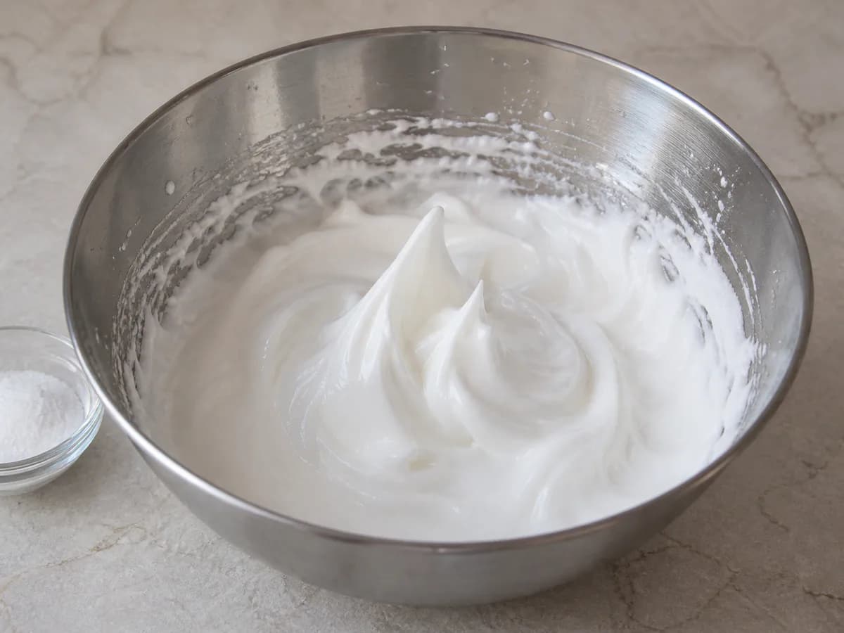 Preparação de Mousse de Chocolate Clássica Portuguesa durante a confeção