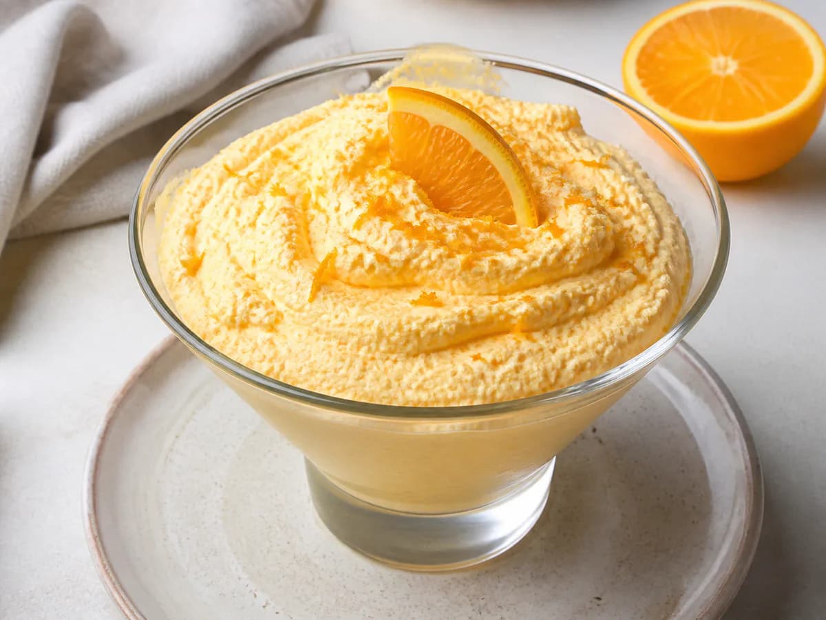 Mousse de Laranja Cremosa