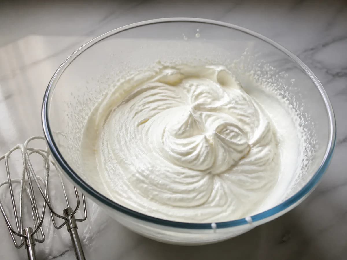 Preparação de Mousse de Morango em 5 Minutos durante a confeção