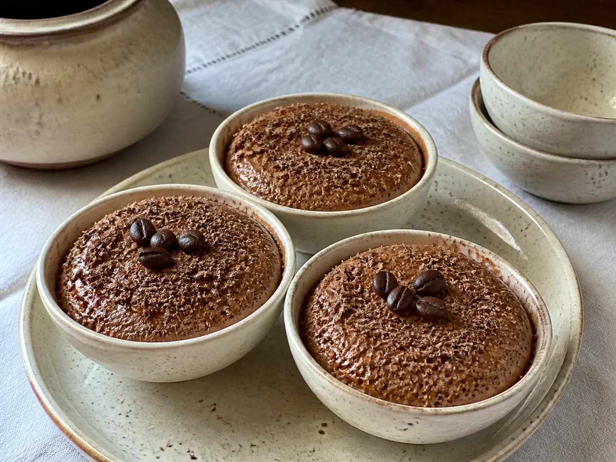 Mousse Tentação de Chocolate e Café