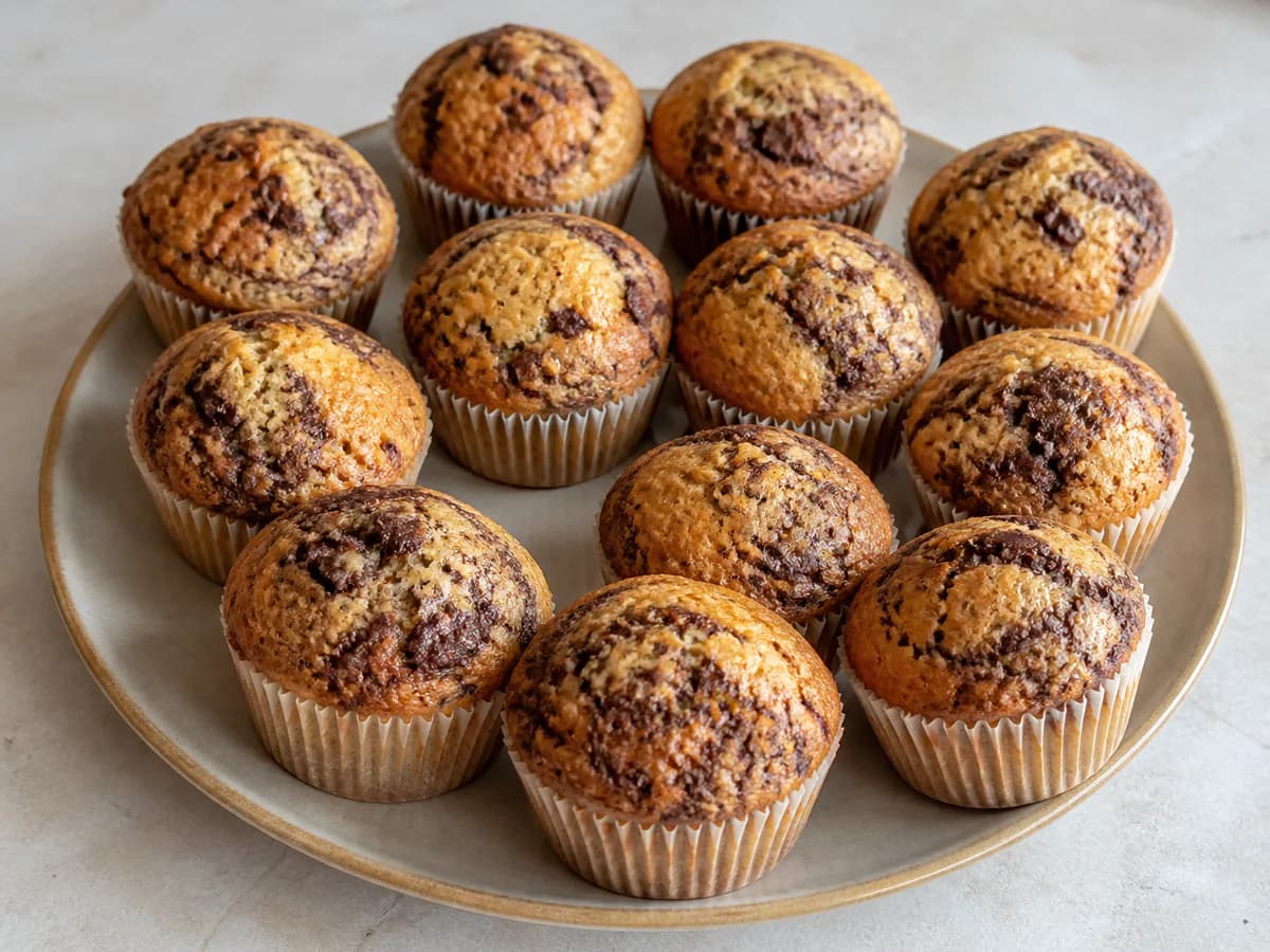 Muffins Deliciosos de Nutella