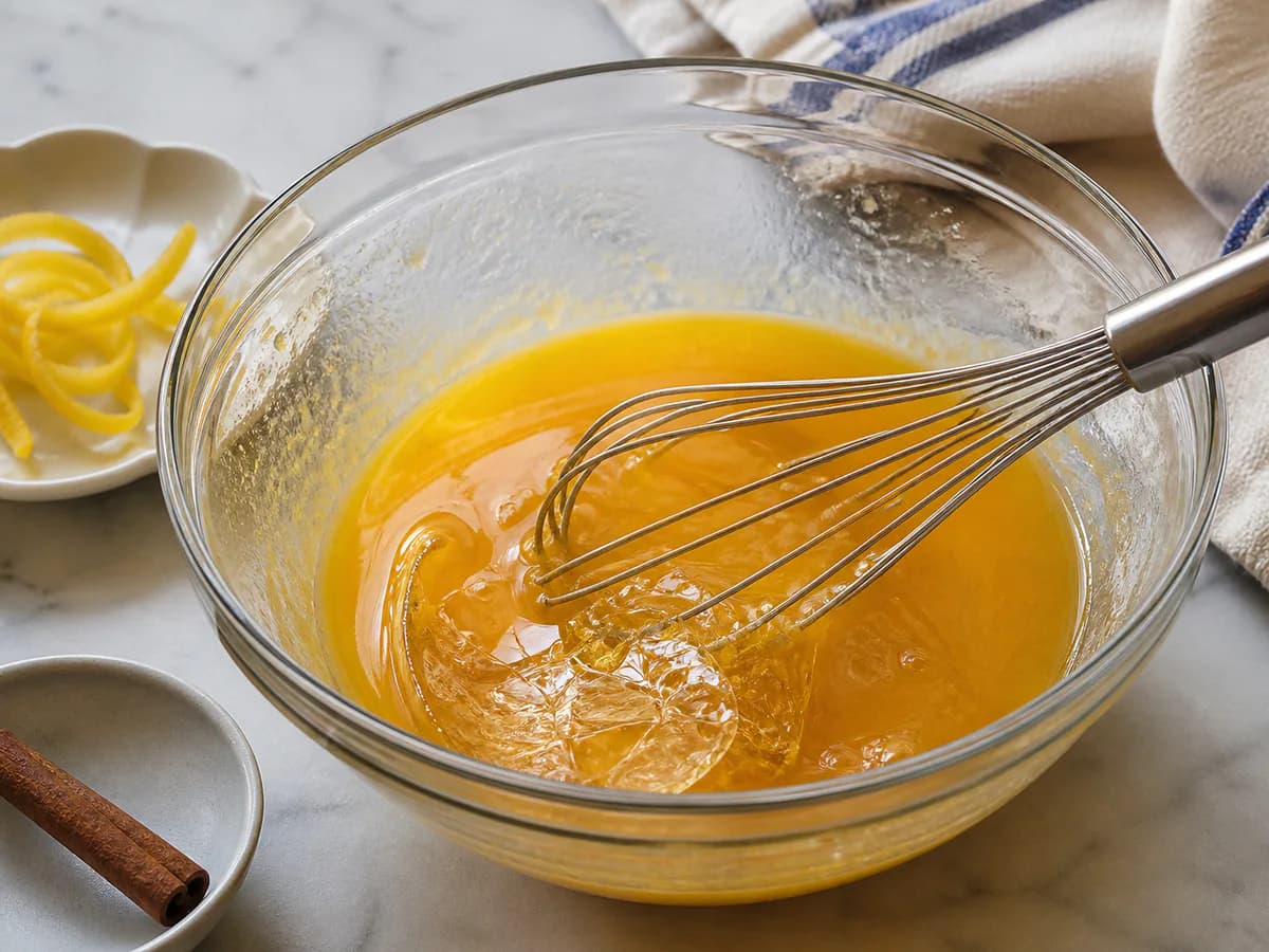 Preparação de Natas do Céu Aldrabadas durante a confeção