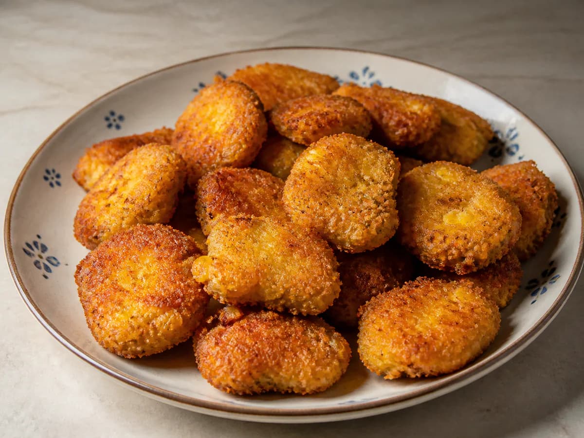 Nuggets de Feijão Branco e Milho