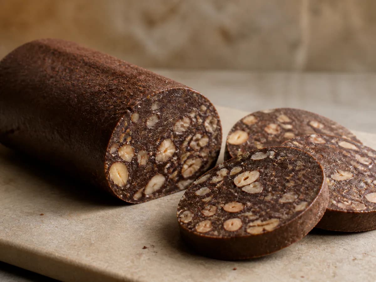 Salame de Chocolate Saudável de Preparação Rápida