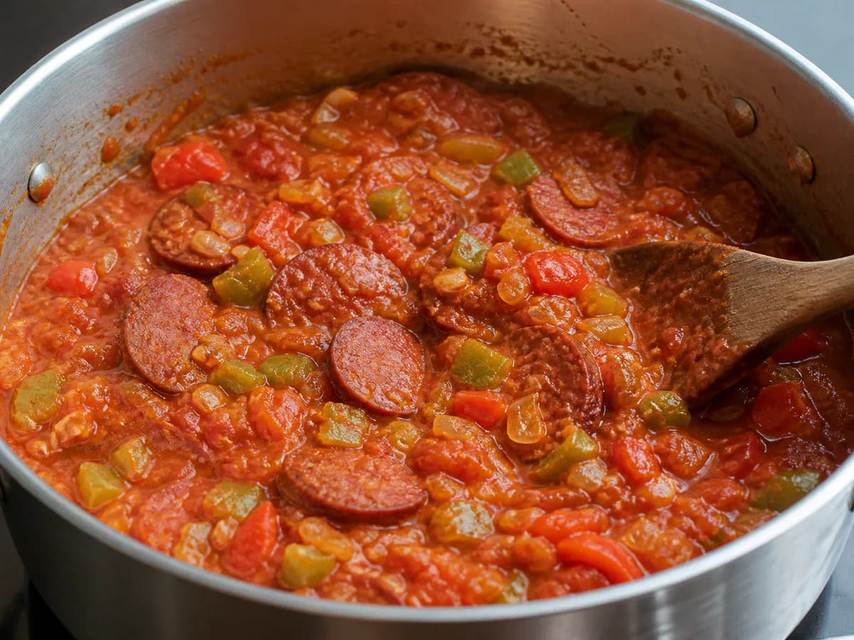 Preparação de Ovos No Forno À Espanhola durante a confeção