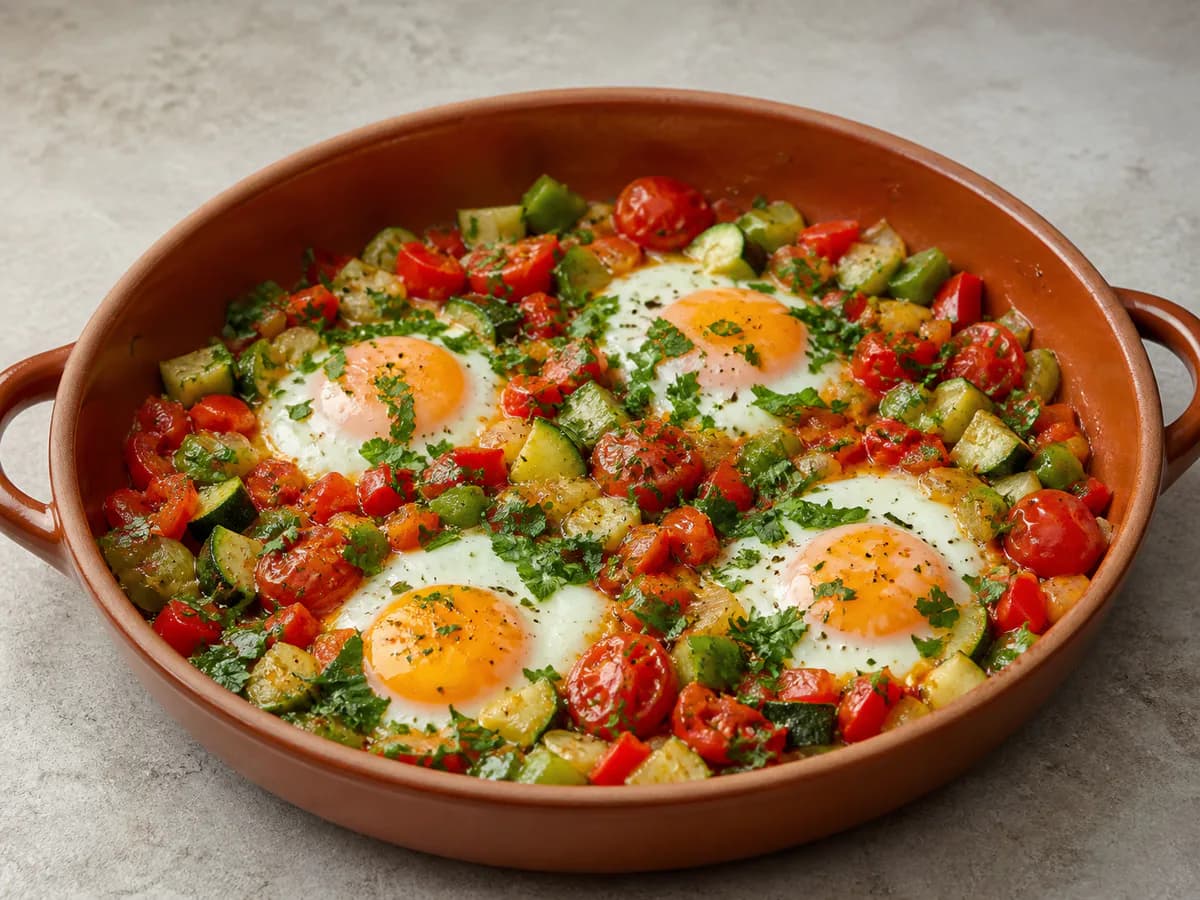 Ovos No Tacho Com Legumes